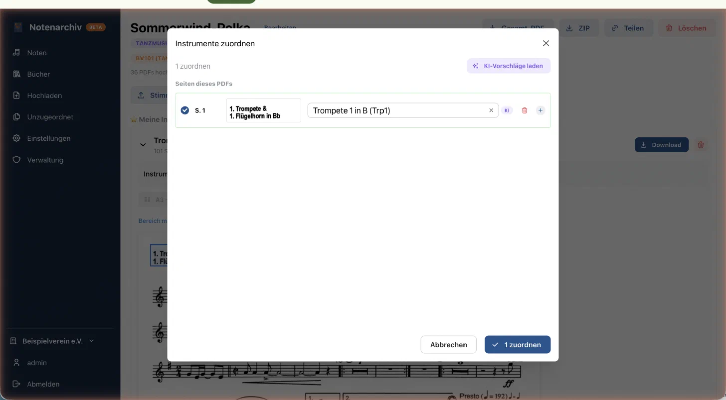Automatische Instrumentenerkennung per KI